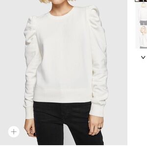 Rebecca Minkoff Janine Sweater, White, XS